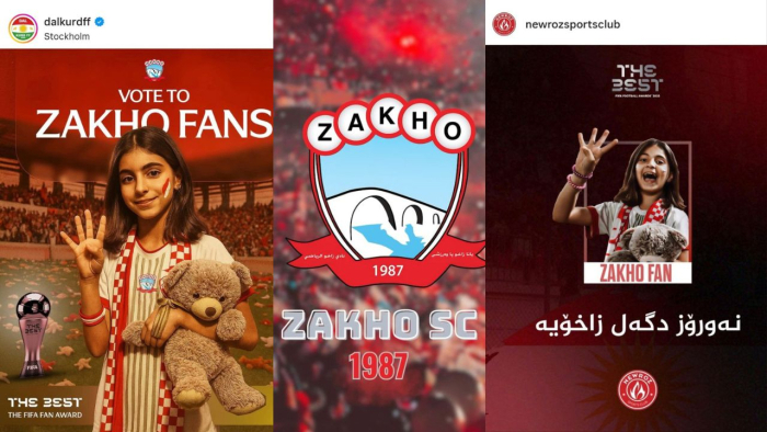 Kürt dayanışması Fifa'da: Zakho’ya Oy Yağıyor!